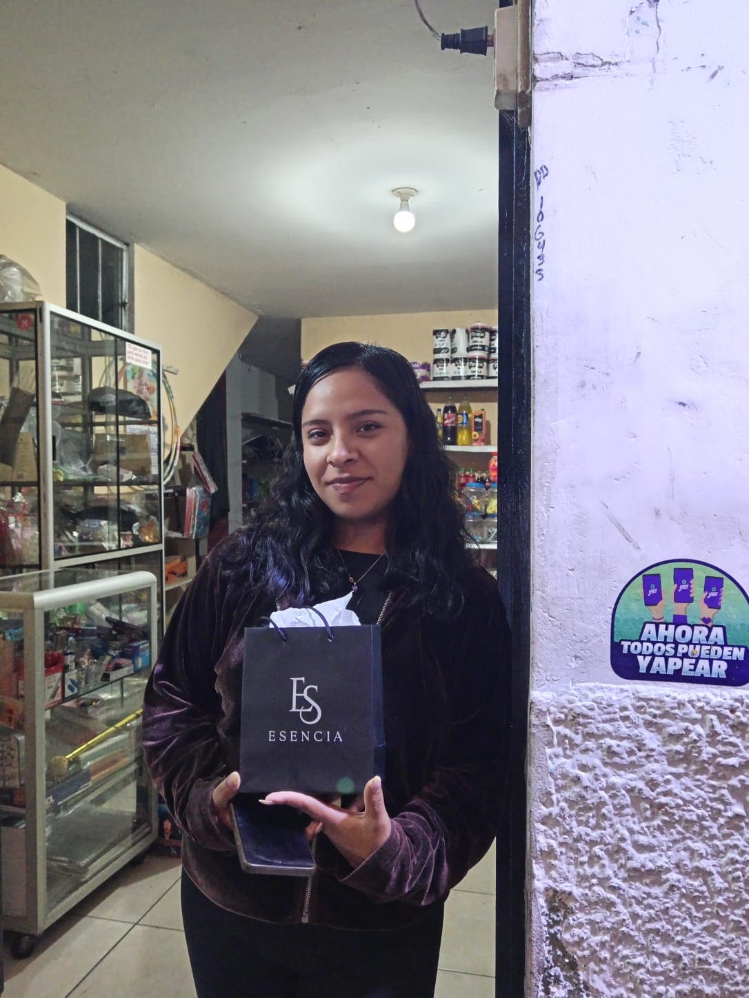 Xiomara Guerrero, cliente de Esencia