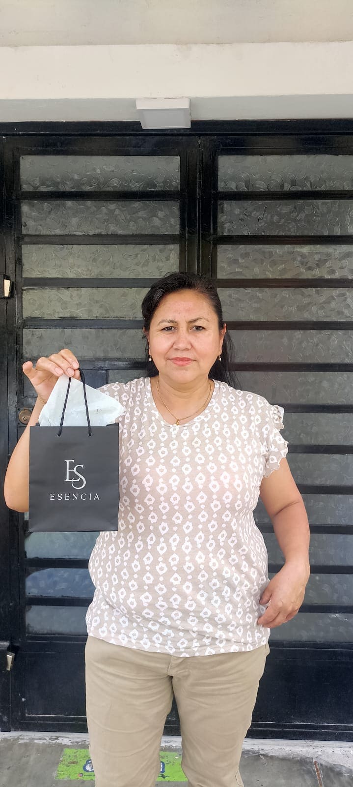 Roxana Cerna, cliente de Esencia